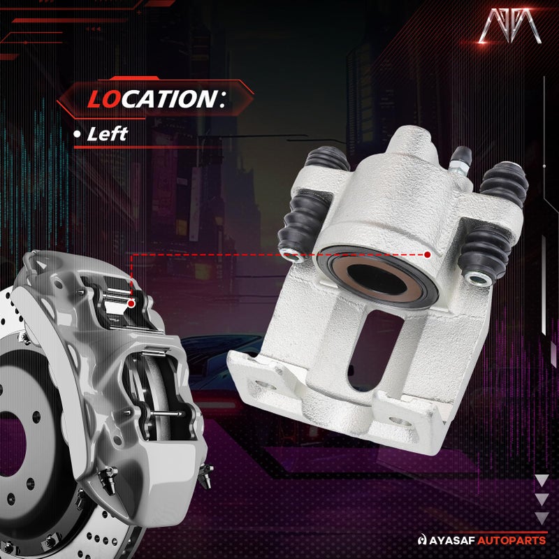 MAYASAF 184859 Rear Left Brake Caliper Driver Side Caliper for Ford 2004-2011 F-150, 2006-08 & 10-11 for Lincoln Mark LT - Image 3